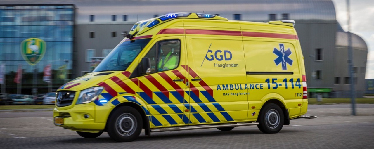 Ambulance van GGD Haaglanden 